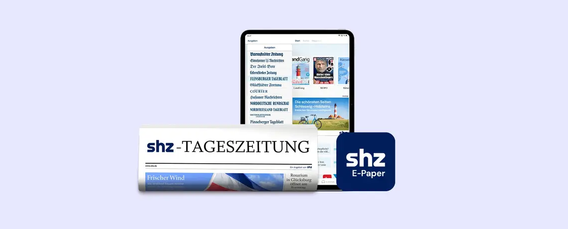 gedruckte Tageszeitung und Tablet