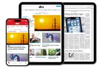 Nachrichtenprodukte des sh:z auf dem Smartphone, Tablet als Website und als E-Paper.
