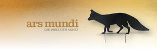 Gartenstecker "Streifender Fuchs" aus Metall