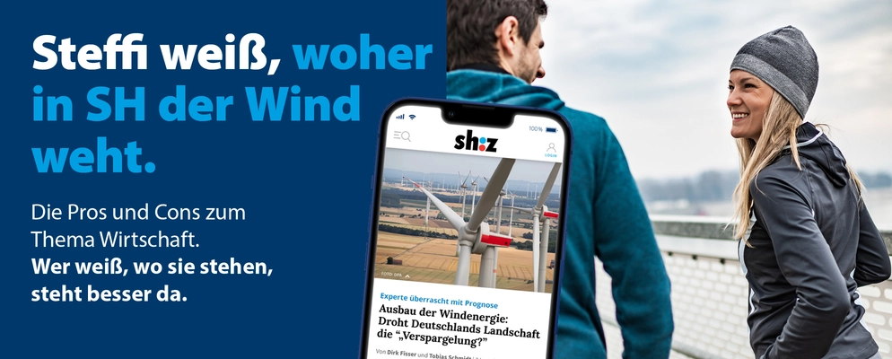 Steffi weiß, woher in SH der Wind weht.