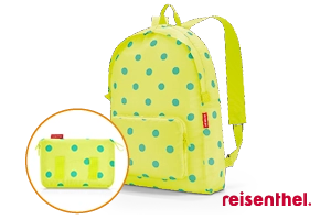 reisenthel Rucksack mini maxi lemon dots