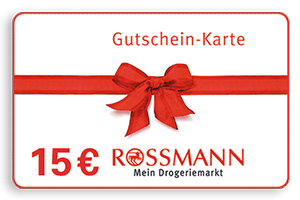 Gutschein 15 € Rossmann
