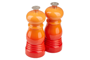 Le Creuset Salz- & Pfeffermühle, 2-tlg., ofenrot 