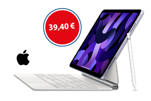 iPad 10 inkl. Pen und Tastatur für 39,40 €